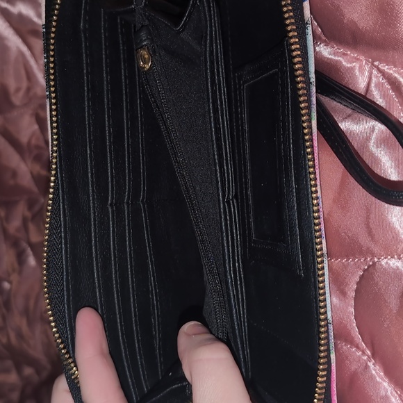 Betsy Johnson Colorful Skull Wallet - Picture 3 of 6